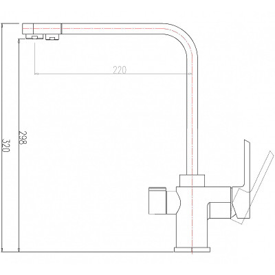 Смеситель для кухни ZorG Sanitary ZR 334 YF-NICKEL Никель латунь на столешницу