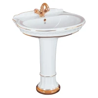 Раковина Migliore Gianeta 70 31166 цвет Белый Декор золото