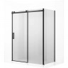 Душевая стенка Ambassador Benefit 110 110HB профиль Черный cтекло прозрачное