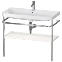 Консоль с раковиной Duravit Happy D.2 Plus 100 HP4838O2222 цвет Хром Белый