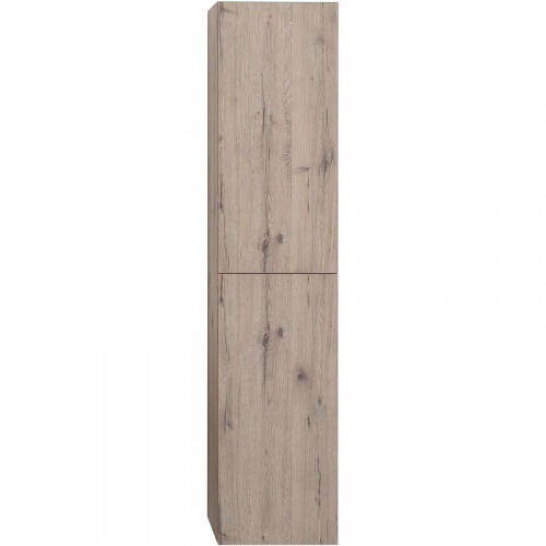 Шкаф пенал Aquanet Алвита New 35 R 277561 подвесной Дуб веллингтон белый МДФ / ЛДСП