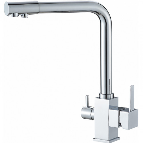 Смеситель для кухни ZorG Steel Hammer SH 805 CR Хром латунь на столешницу