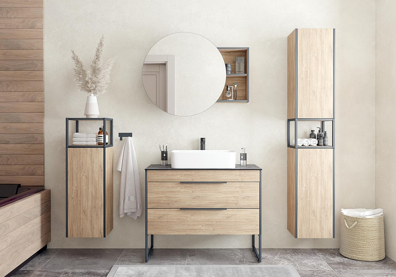 Столешница под раковину Corozo 100 SD-00001805 цвет Черный