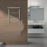 Электрический полотенцесушитель Azario Verona 400x600 П6 AZ04846P с полкой, диммер справа Хром