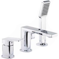 Смеситель на борт ванны Frap H46 F1146 Хром латунь