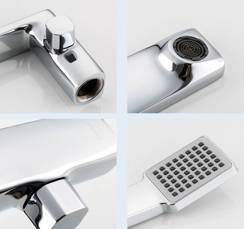 Смеситель на борт ванны Frap H46 F1146 Хром латунь