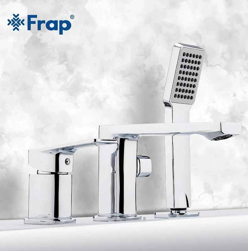 Смеситель на борт ванны Frap H46 F1146 Хром латунь