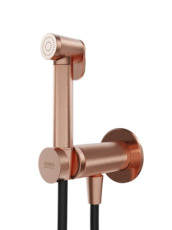 Гигиенический душ со смесителем Remer X-Style X61PWRP цвет Медь брашированная