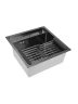 Кухонная мойка Wisent 50 WS35050B/WGER019B/W405B/W302644B/W4998-3-U со смесителем цвет Графит