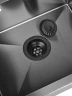 Кухонная мойка Wisent 50 WS35050B/WGER019B/W405B/W302644B/W4998-3-U со смесителем цвет Графит