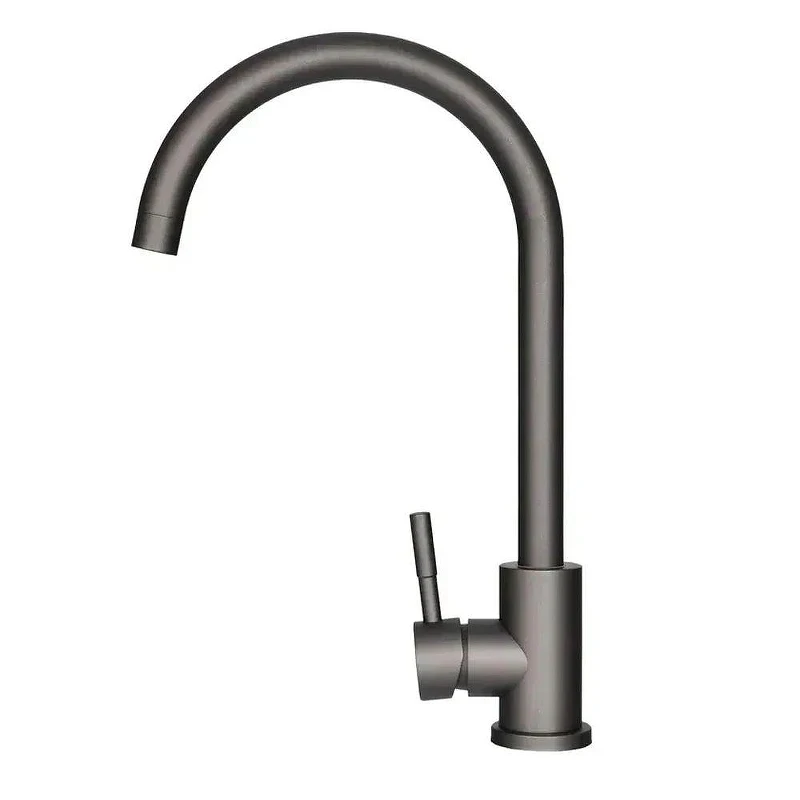 Кухонная мойка Wisent 50 WS35050B/WGER019B/W405B/W302644B/W4998-3-U со смесителем цвет Графит