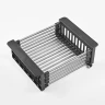 Кухонная мойка Wisent 50 WS35050B/WGER019B/W405B/W302644B/W4998-3-U со смесителем цвет Графит