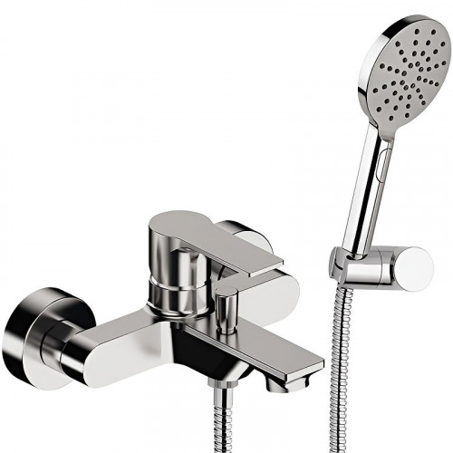 Смеситель для ванны Remer Energy EY02 Хром латунь на стену