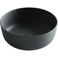 Раковина-чаша Ceramicanova Element 36 CN6073MDH Темный антрацит матовый фарфор накладная