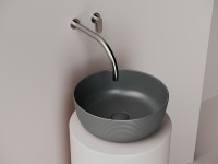 Раковина-чаша Ceramicanova Element 36 CN6073MDH Темный антрацит матовый фарфор накладная