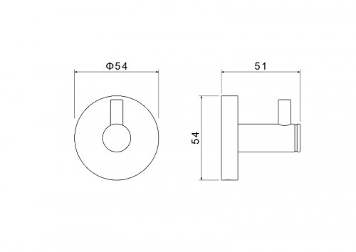Крючок Aquatek Европа AQ4101BG цвет Золото шлифованное