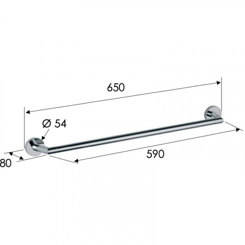 Полотенцедержатель Remer Guest GS30CR Хром