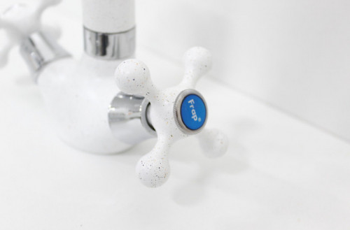 Смеситель для кухни Frap H5408 F5408-8 Белый