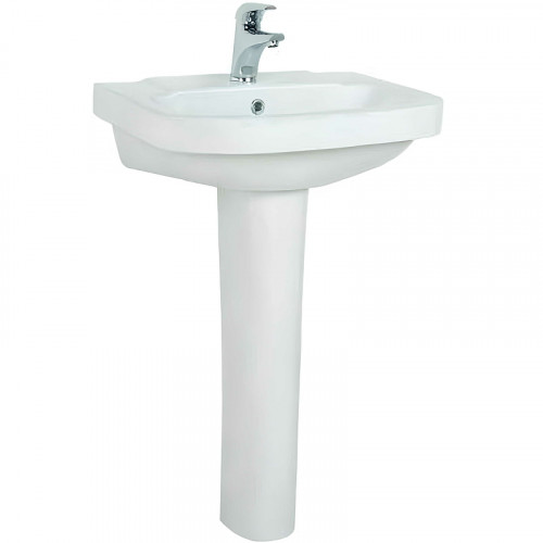 Раковина Creavit Vitroya 65 VT065.00000 Белая фарфор подвесная