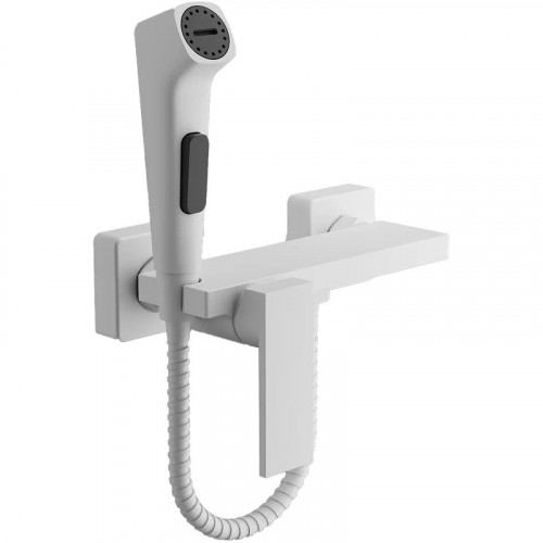 Гигиенический душ со смесителем Belz B55653-8 Белый матовый латунь на стену