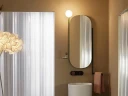Зеркало Scarabeo Laila 40 2704ORS с подсветкой цвет Brushed Gold