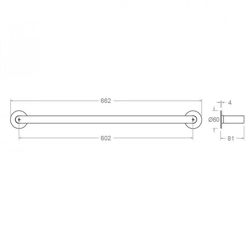 Полотенцедержатель Ramonsoler Accesorios TOAL02OC Золото брашированное