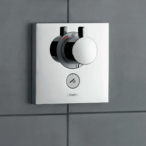 Смеситель для душа Hansgrohe ShowerSelect 15761000 с термостатом Хром латунь встраиваемый