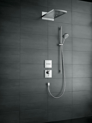 Смеситель для душа Hansgrohe ShowerSelect 15761000 с термостатом Хром латунь встраиваемый