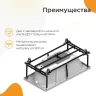 Акриловая ванна Radomir Fra Grande Анабель 170x85 4-01-2-0-1-417 Хром без гидромассажа