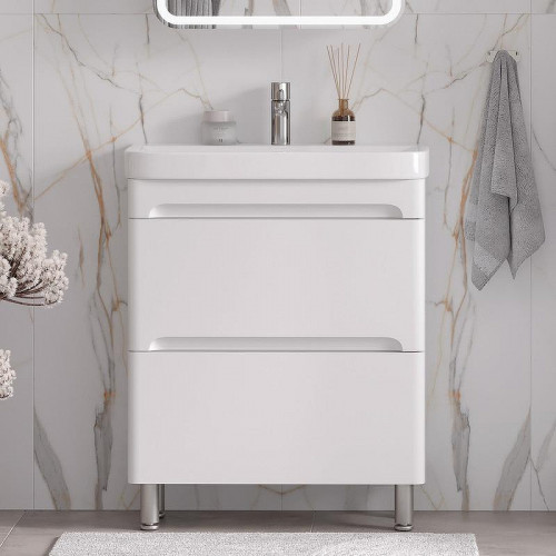 Тумба под раковину Equil Nice 70 tnNICE70.2Y-05 цвет Белый