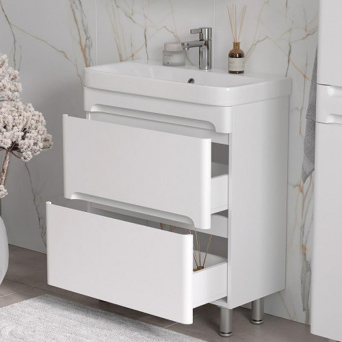 Тумба под раковину Equil Nice 70 tnNICE70.2Y-05 цвет Белый