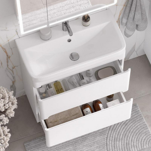 Тумба под раковину Equil Nice 70 tnNICE70.2Y-05 цвет Белый