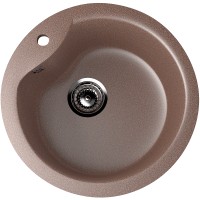 Кухонная мойка Ulgran Classic U-102-307 Терракот искусственный камень (литьевой мрамор) встраиваемый