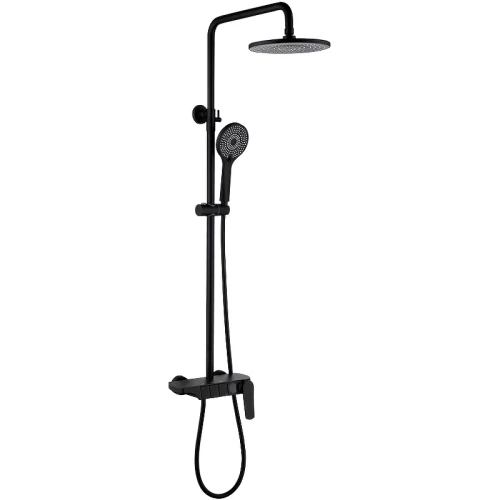 Душевая система RGW Shower Panels SP-33B 51140133-04 Черная матовая латунь на стену
