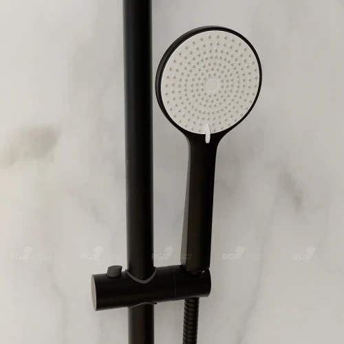 Душевая система RGW Shower Panels SP-33B 51140133-04 Черная матовая латунь на стену
