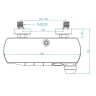 Душевая система RGW Shower Panels SP-33B 51140133-04 Черная матовая латунь на стену