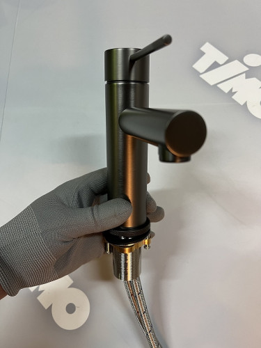 Смеситель для раковины Timo Saona 2361/18F Черное золото латунь