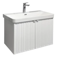 Тумба с раковиной Comforty Тенерифе 80 00-00022175 подвесная цвет Белый матовый