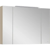 Зеркальный шкаф Roca Oleta 100 A857648515 с подсветкой Капучино