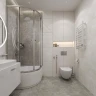 Акриловый поддон для душа DIWO R 45-90 90x90 цвет Белый