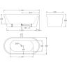 Акриловая ванна BelBagno 170x80 BB71-1700-W0 без гидромассажа