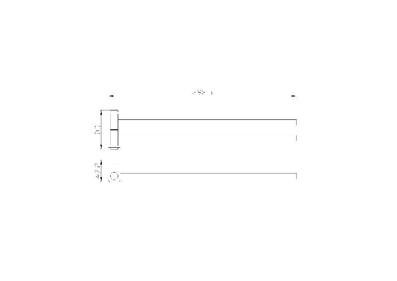 Полотенцедержатель Wonzon & Woghand Lotte WW-8331-BGM поворотный цвет Темный графит