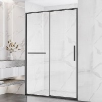 Душевая дверь Vincea Slim Soft 130 VDS-1SS130CLGM профиль Вороненая сталь стекло прозрачное