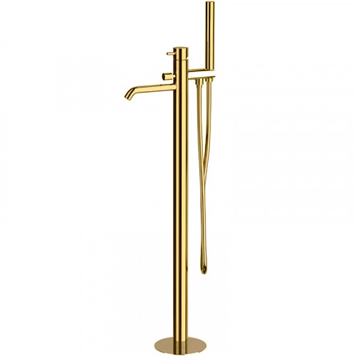 Смеситель для ванны Remer X-Style X08DO Золото на пол