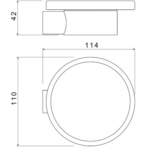 Мыльница Aquatek Лира AQ4403CR Хром