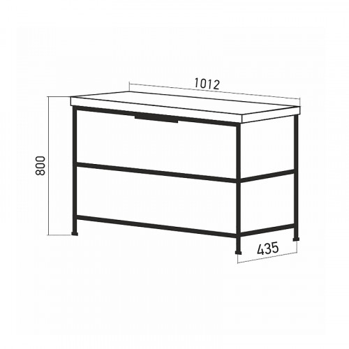 Тумба под раковину Mixline Бруклин 100 543587 цвет Дуб бунратти