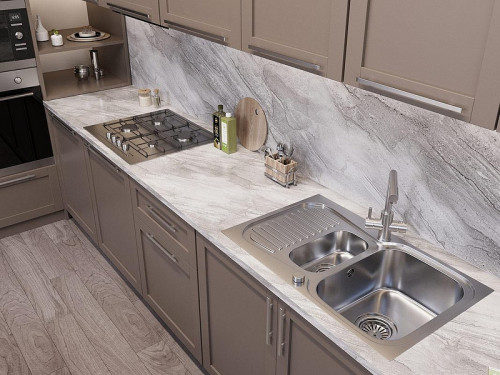 Кухонная мойка Oulin 80 OL-359S цвет Сатин