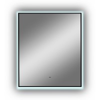 Зеркало Континент Amer 600х700 ЗЛП1537 с подсветкой с бесконтактным выключателем МДФ / ЛДСП, стекло