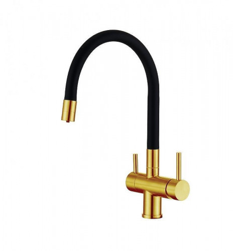 Смеситель для кухни Emar PVD ЕС - 3015 PVD цвет Golden