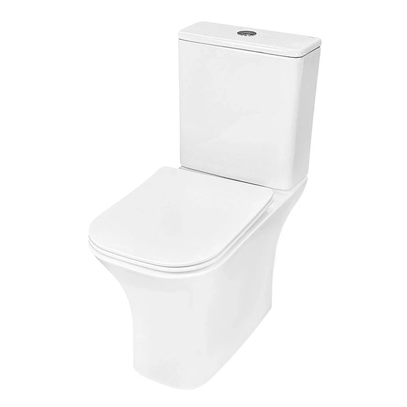 Унитаз-компакт Azario Кона AZ-1315A цвет Белый с бачком и сиденьем Микролифт
